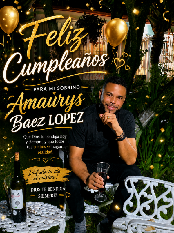 🔥 ¡Fiesta por todo lo alto! El espectacular cumpleaños del ingeniero Amaurys de Jesús Báez López en Licey, La Vega 🎉